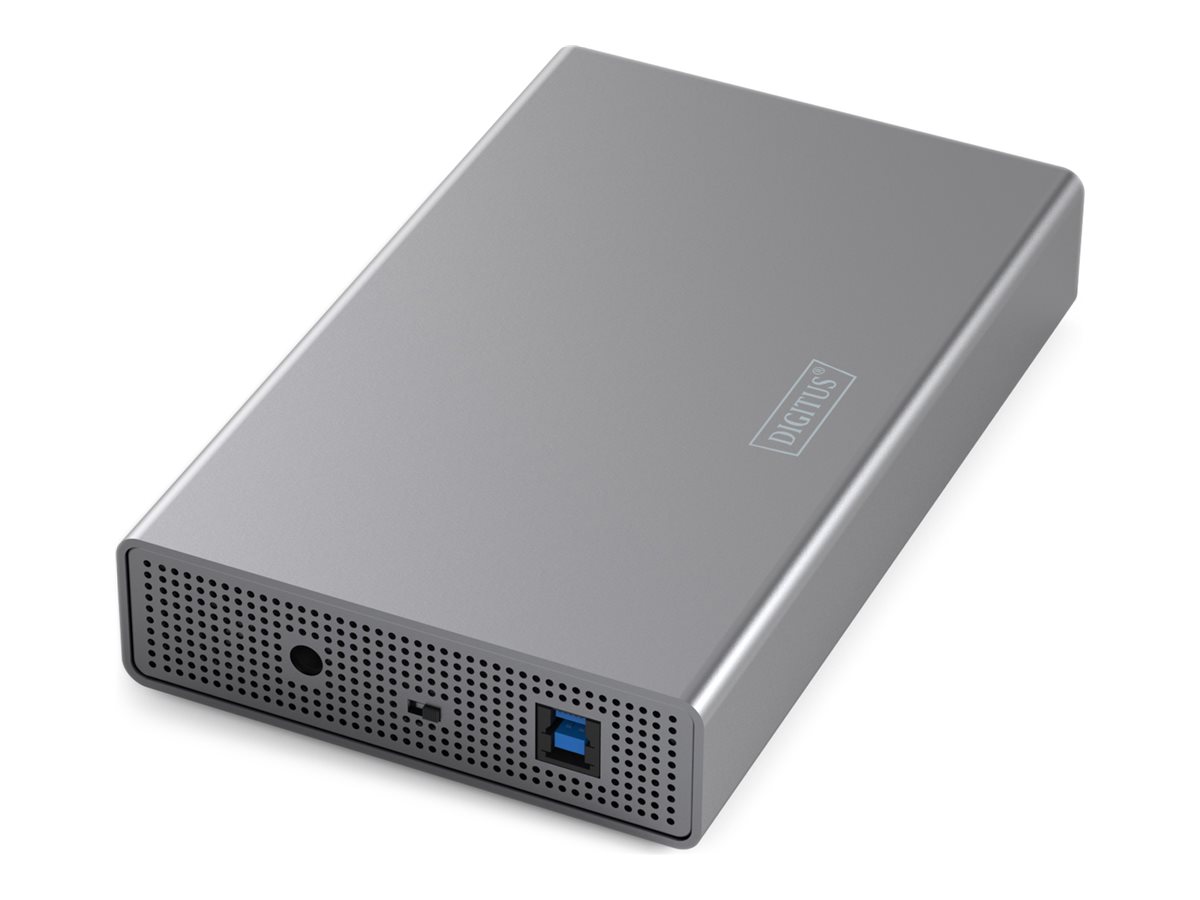 DIGITUS USB 3.0 Festplattengehäuse, 3,5", SATA, 16TB, Aluminium