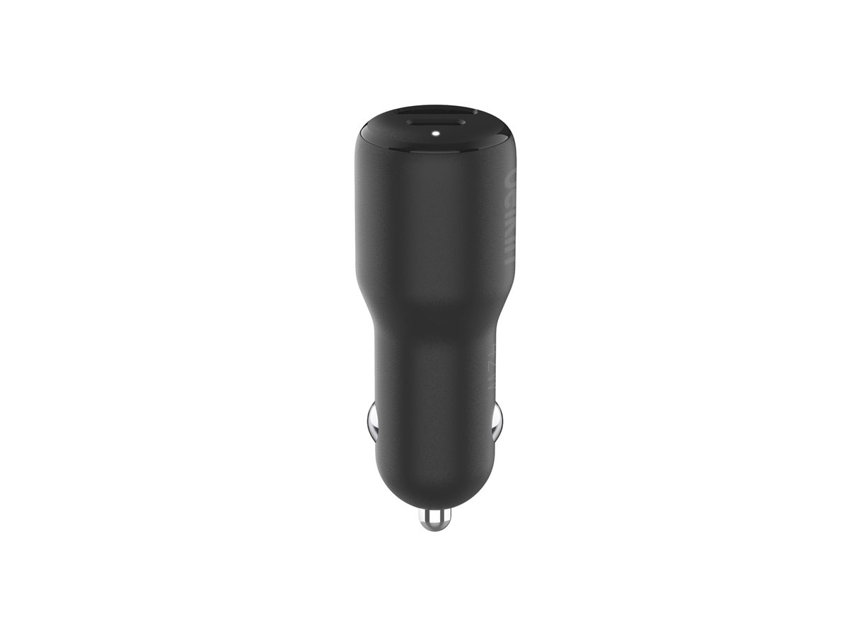 Belkin BoostCharge - Auto-Netzteil - 42 Watt - Fast Charge, PD 3.0 - 2 Ausgabeanschlussstellen (USB, 24 pin USB-C), Ansicht 3