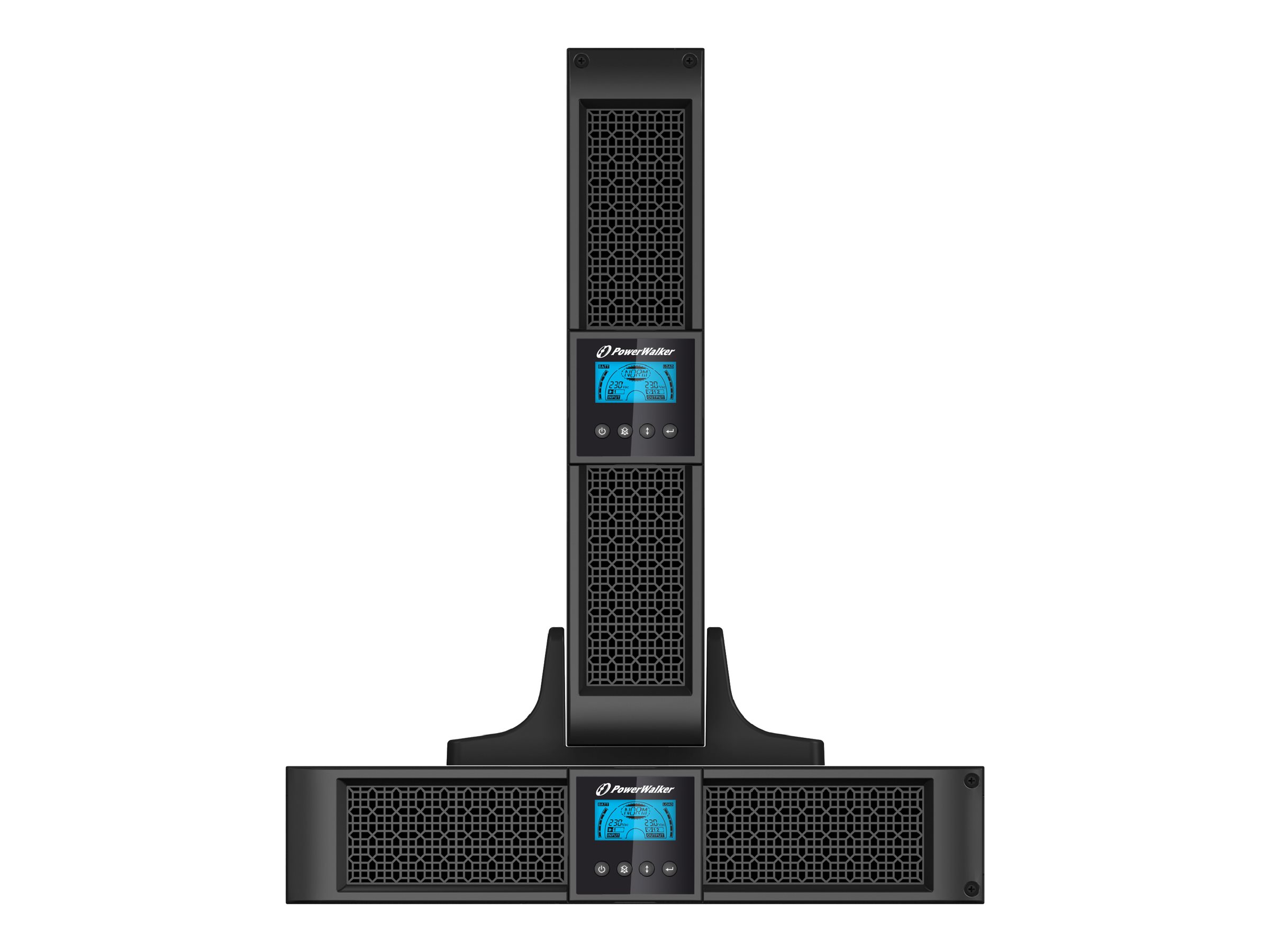 BlueWalker PowerWalker VI 1500RT LCD - USV - Wechselstrom 220/230/240 V - 1.35 kW - 1500 VA - 9 Ah - RS-232, Ansicht 4
