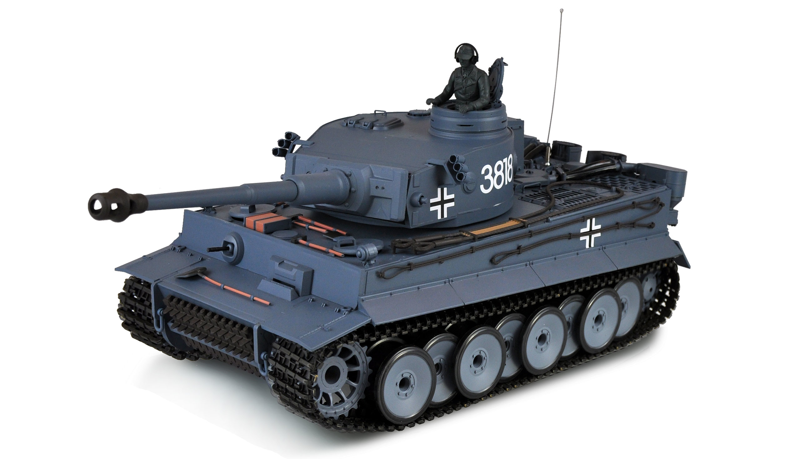 Vorschau: Amewi Tiger I - Funkgesteuerter (RC) Panzer - Elektromotor - 1:16 - Betriebsbereit (RTR) - Junge - 14 Jahr(e)
