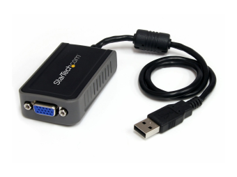 StarTech.com USB auf VGA Video Adapter - Externe Multi Monitor Grafikkarte - 1440x900 - Videoadapter - TAA-konform - USB männlich zu HD-15 (VGA)