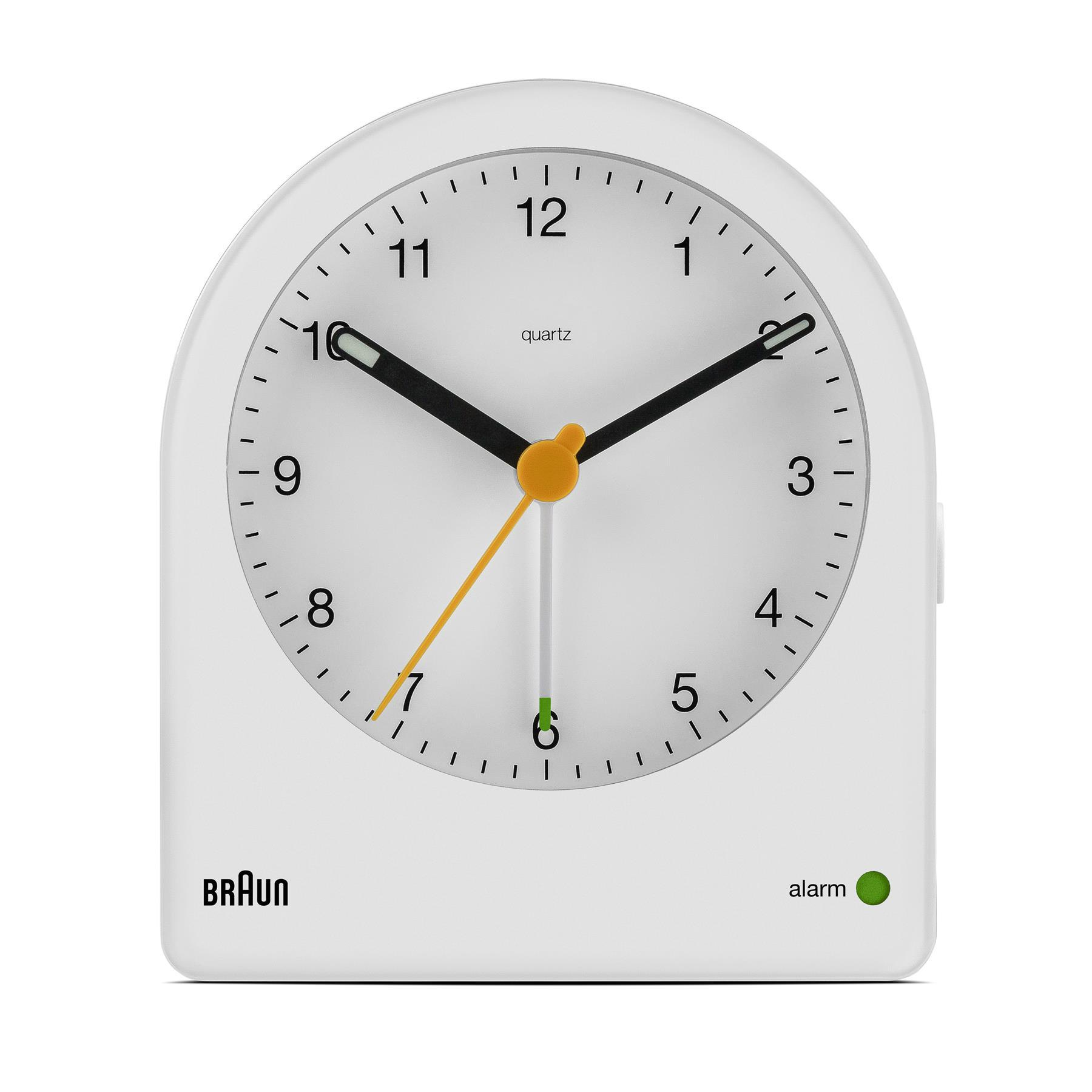 Braun BC22 - Quarzwecker - Rund - Weiß - Gelb - 12 h - Summer - Akku, Ansicht 2