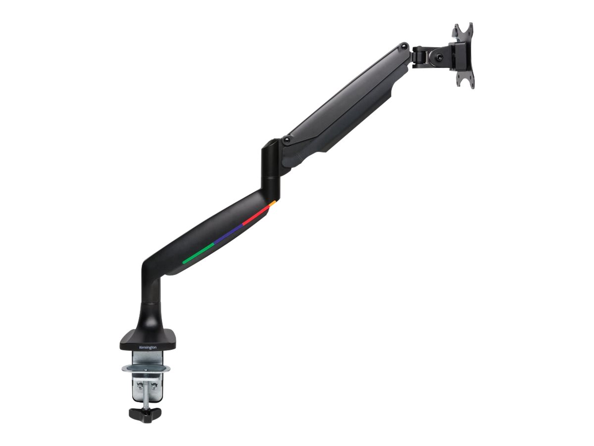Kensington SmartFit One-Touch Height Adjustable Single Monitor Arm - Befestigungskit - einstellbarer Arm - für Monitor - Kunststoff, Aluminium, Stahl - Bildschirmgröße: 33-86.4 cm (13"-34")