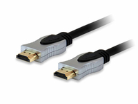 Equip HDMI 2.0 High Speed Kabel - Aluminiumgehäuse - 7.5m - 7,5 m - HDMI Typ A (Standard) - HDMI Typ A (Standard) - 3840 x 2160 Pixel - Schwarz
