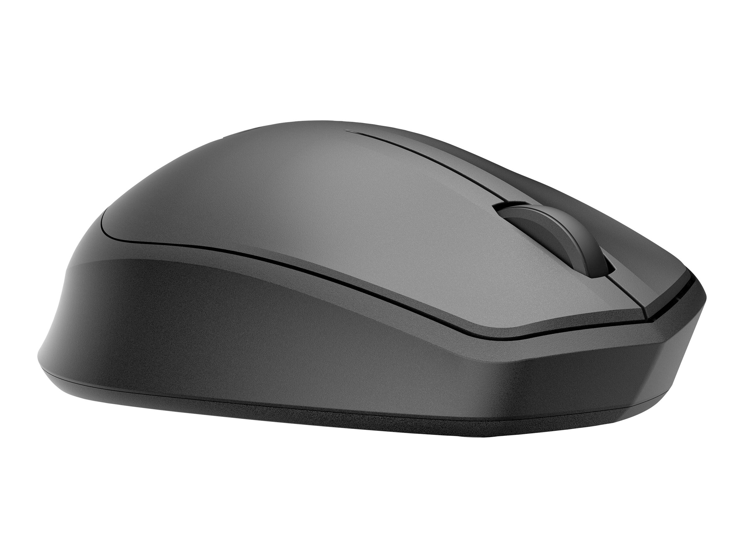 HP 285 Silent - Maus - ergonomisch - optisch - kabellos - 2.4 GHz - kabelloser Empfänger (USB)