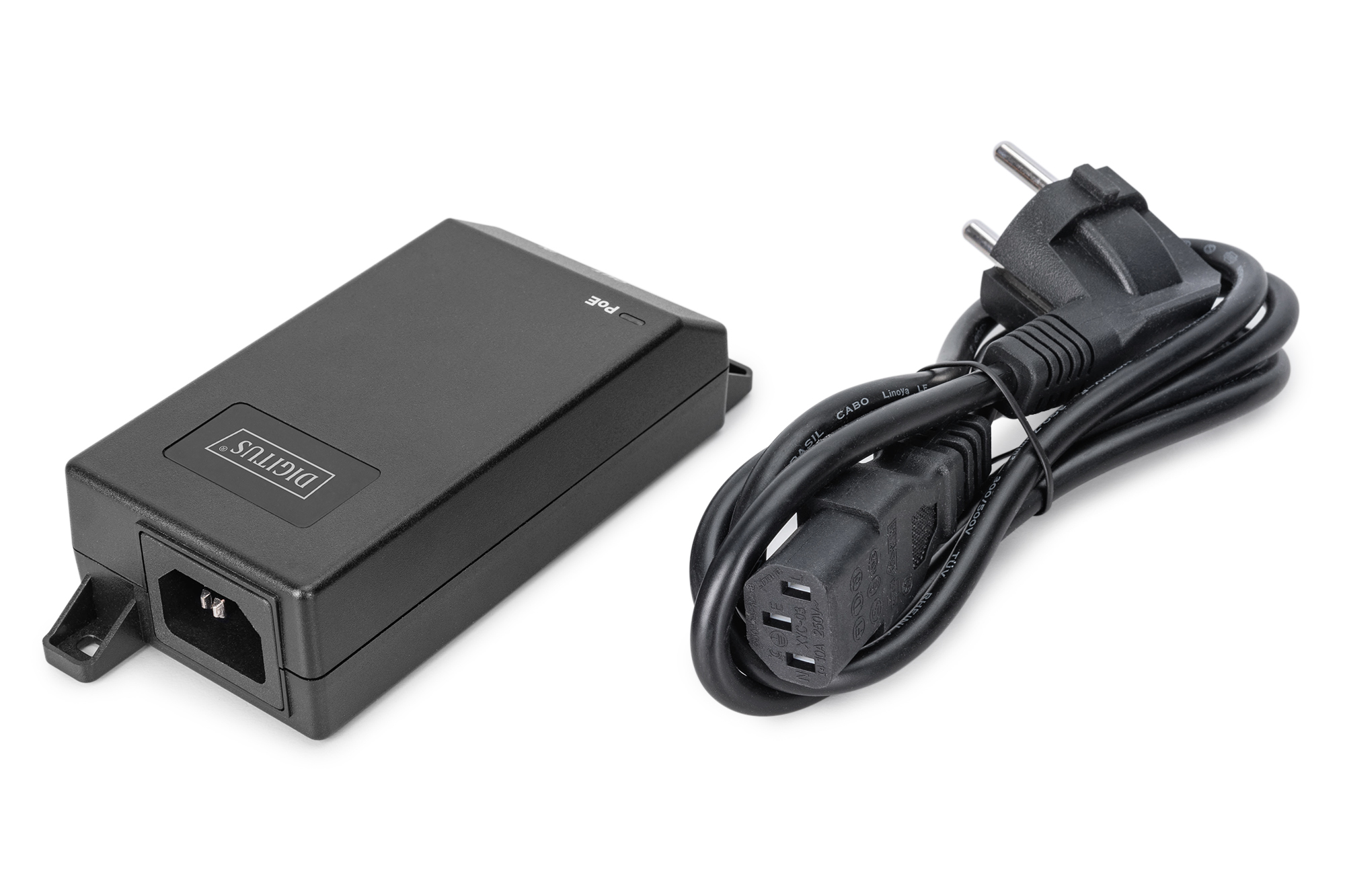 DIGITUS PoE+ Injektor 802.3at 30 W 802 - Schnittstellenkarte - 1.000 Mbps, Ansicht 3