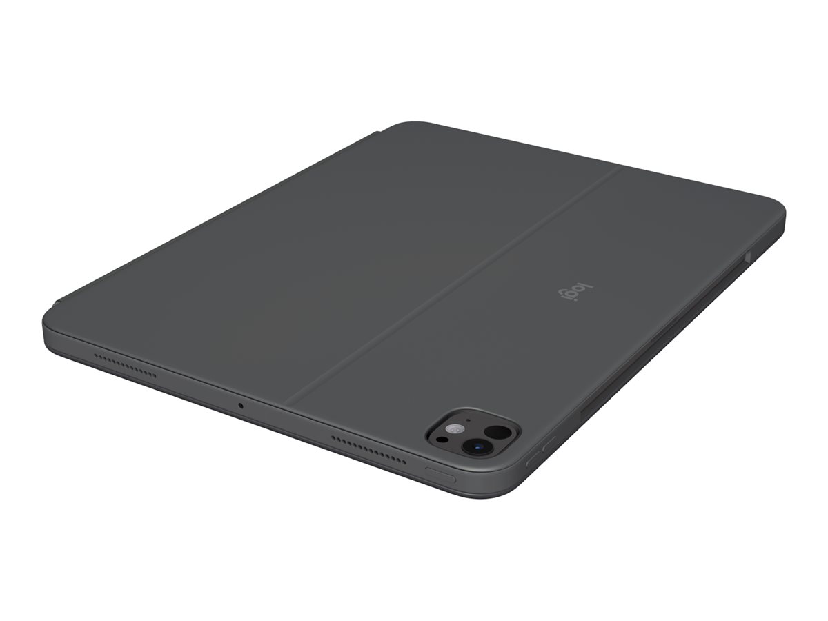 Logitech Combo Touch - Tastatur und Foliohülle - mit Trackpad - hinterleuchtet - QWERTY - Nordisch, Ansicht 4