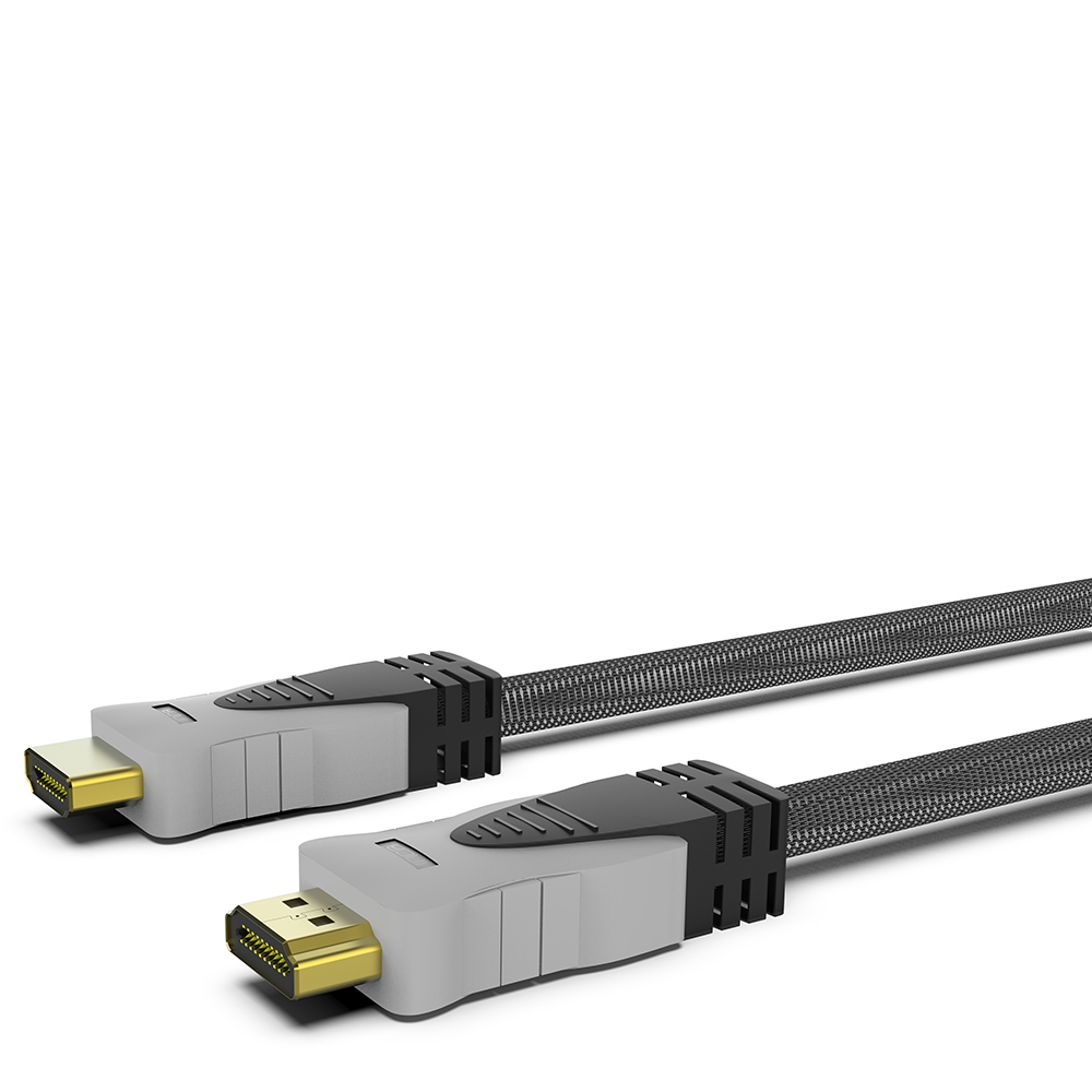 INCA IHD-05T - 5 m - HDMI Typ A (Standard) - HDMI Typ A (Standard) - Schwarz, Ansicht 4