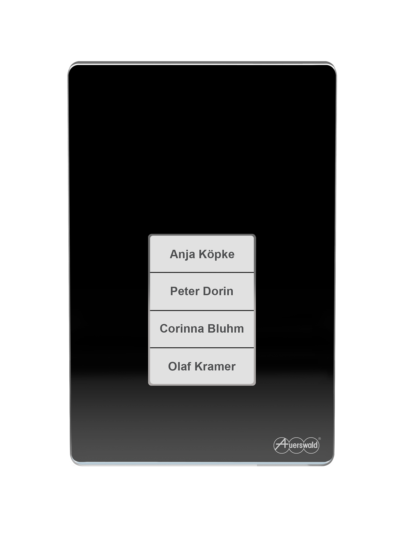 Auerswald TFS-Dialog 400 - Zugriffskontroll-Terminal mit Fingerabdruck-Lesegerät - Schwarz, Ansicht 3