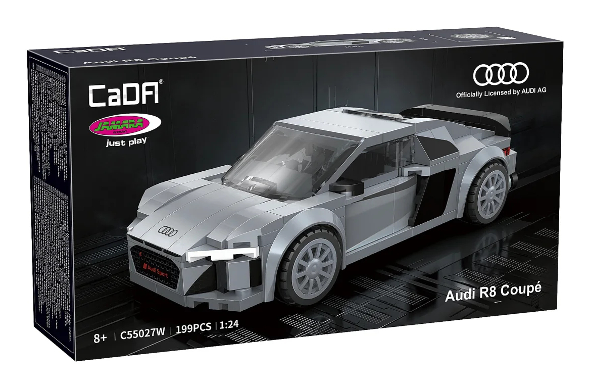 JAMARA CaDA Audi R8 Coup 1 24 Bricks grau 8+, Ansicht 4