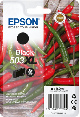 Epson 503XL - 9.2 ml - XL - Schwarz - original, Ansicht 2