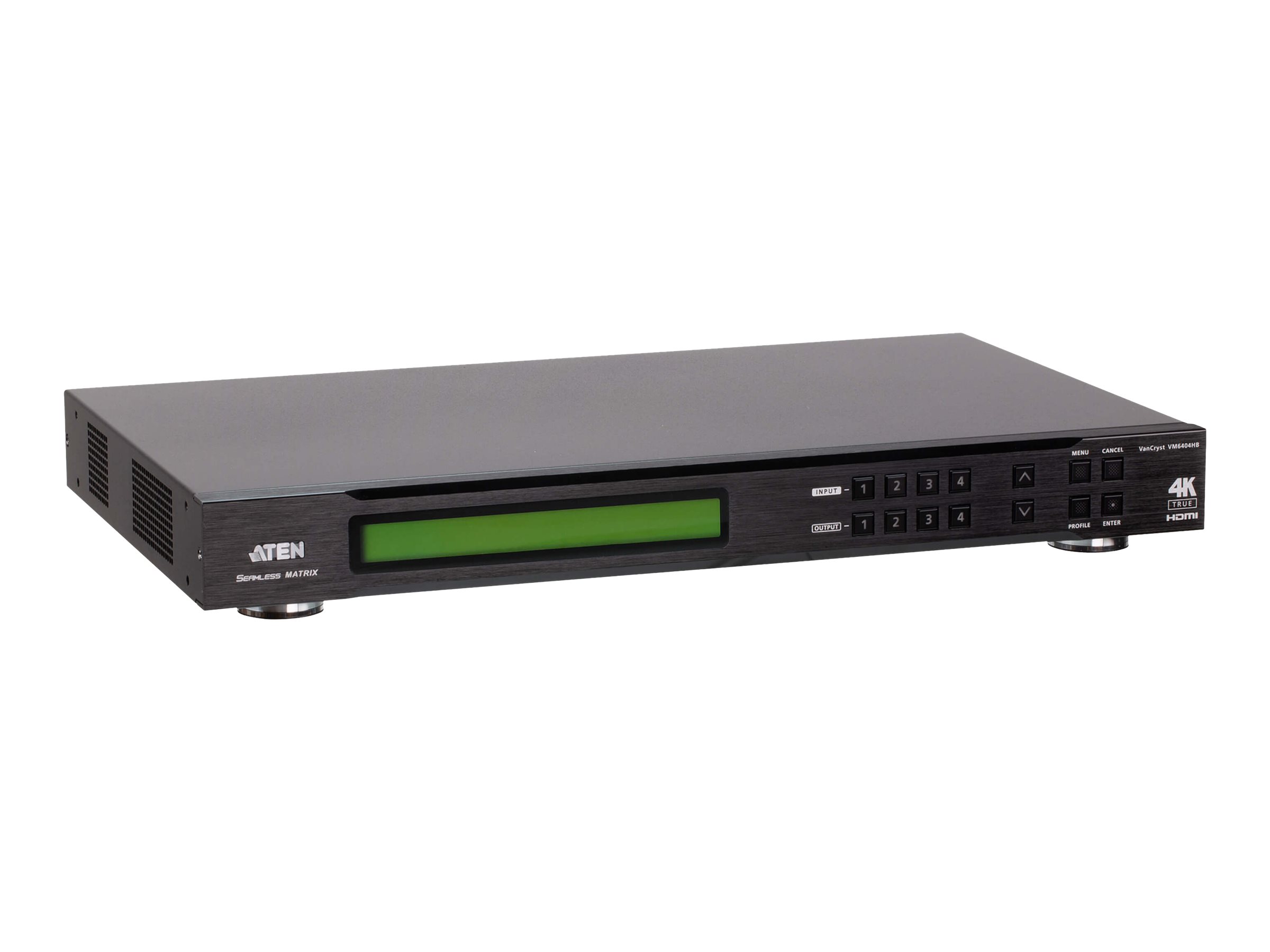 ATEN VanCryst VM6404HB 4 x 4 True 4K HDMI Matrix Switch with Scaler