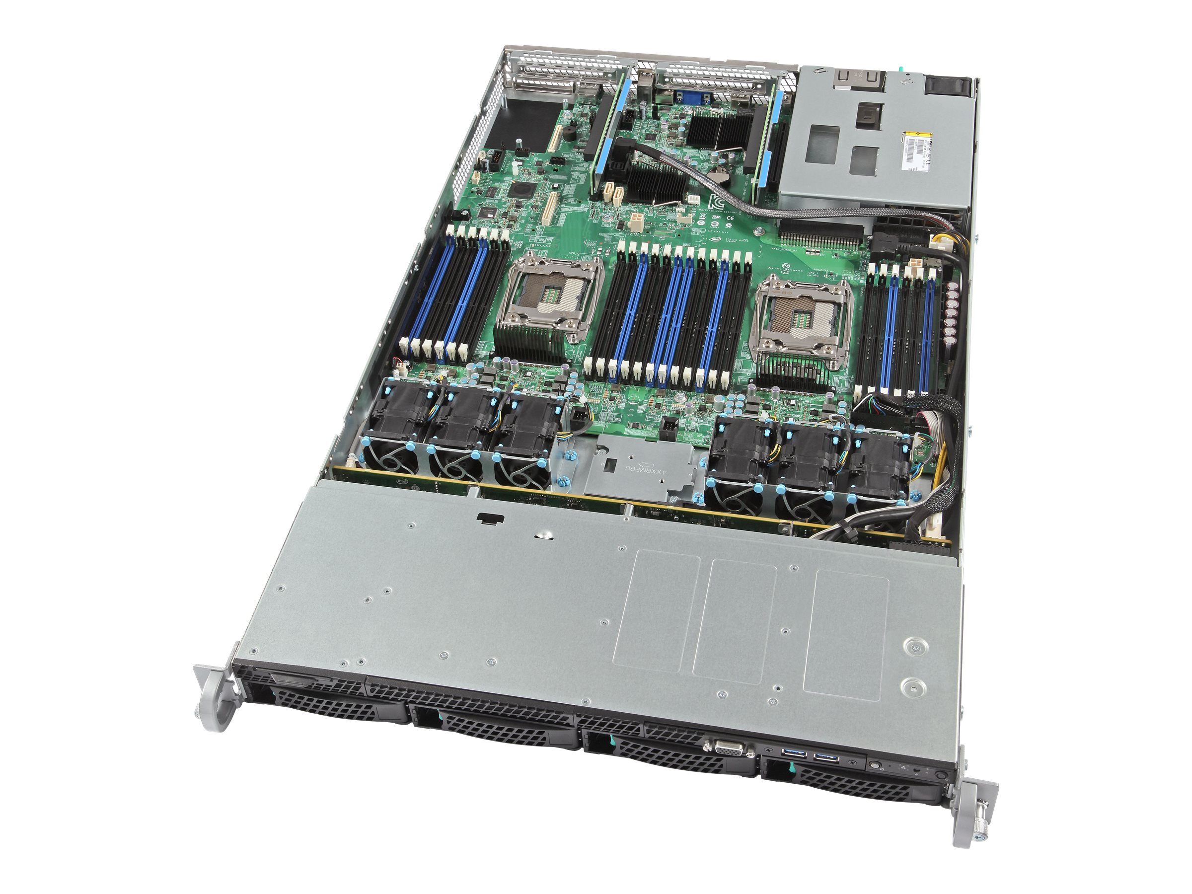 Intel Server System R1304WT2GSR - Server - Rack-Montage - 1U - zweiweg - keine CPU - RAM 0 GB - SATA - Hot-Swap 8.9 cm (