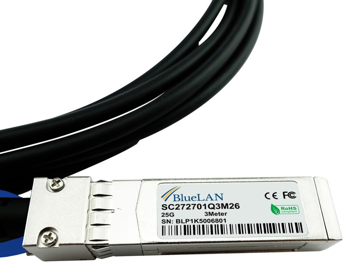 BlueOptics SFP-H25G-CU1M kompatibles BlueLAN DAC SFP28 SC272701Q1M30, Ansicht 2