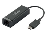 Fujitsu - Netzwerkadapter - USB-C 3.1 - Gigabit Ethernet - Schwarz - für Celsius H7510, J5010, W5010; ESPRIMO D7010, D9010, G9010, P9910; Stylistic Q5010