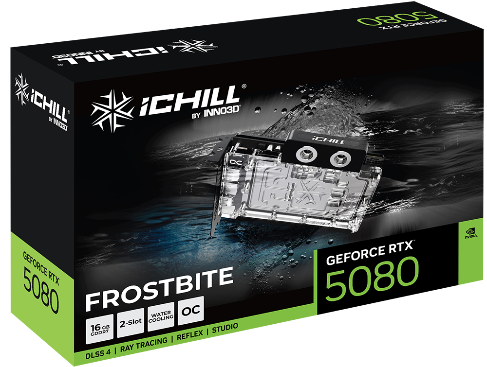 Inno3D iChiLL GeForce RTX 5080 FROSTBITE - Grafikkarten, Ansicht 2