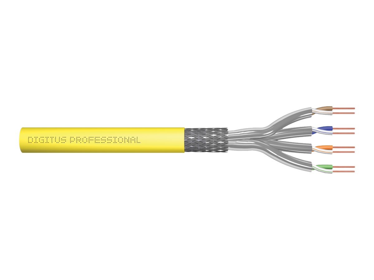 DIGITUS CAT 7A S/FTP Datenkabel - Verlegekabel, 1000 Meter, Simplex, B2ca, GHMT PVP zertifiziert