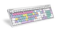 Logickeyboard LKB-FCPX10-CWMU-DE - Volle Größe (100%) - Kabelgebunden - USB - Mechanischer Switch - QWERTZ - Mehrfarbig