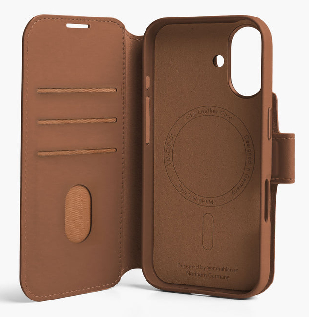 Vonmählen Vegan Leather Folio iPhone 17 Brown, Ansicht 4