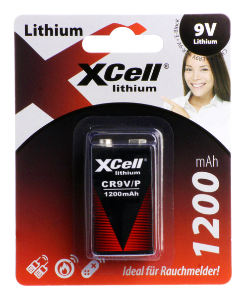 XCell Batterie X9V-B Block 1St. - Batterie - 9V-Block, Ansicht 2