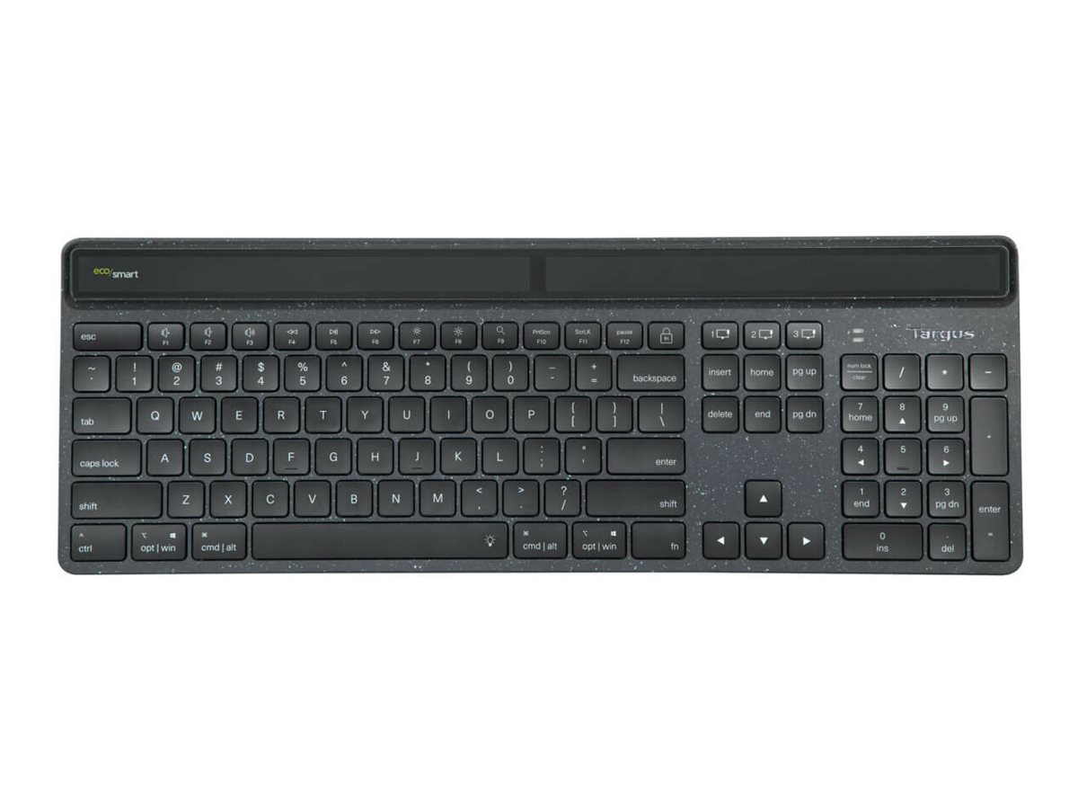 Targus EcoSmart - Tastatur - nachhaltige Energiegewinnung - TL: Deutsch, QWERTZ, Ansicht 4