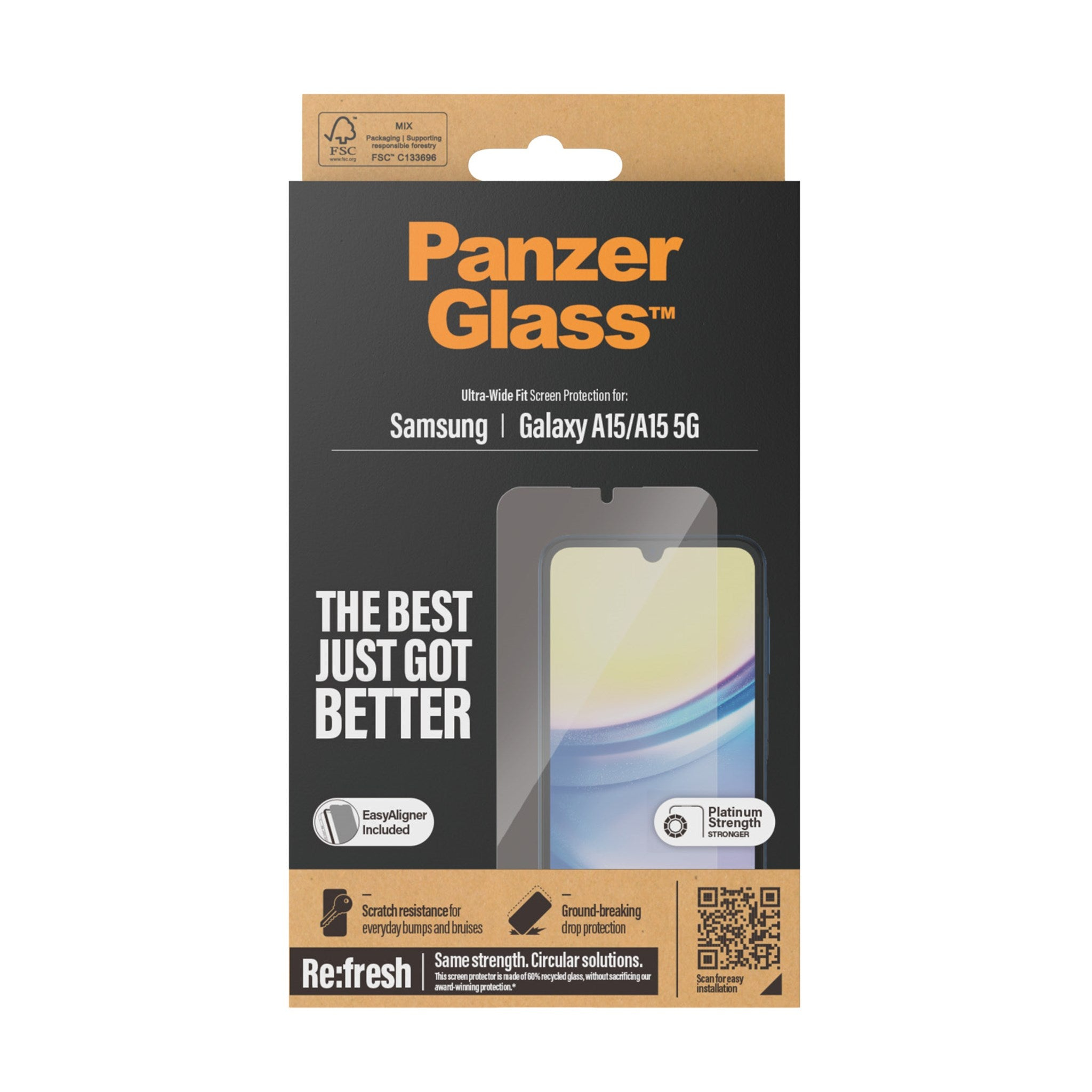 PanzerGlass Samsung Galaxy new A14 A14 5G UWF, Ansicht 4