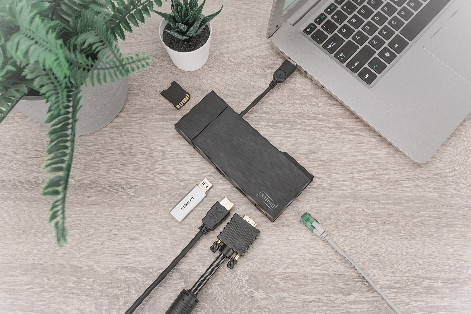DIGITUS Universal Docking Station, USB 3.0, Travel, Ansicht 3