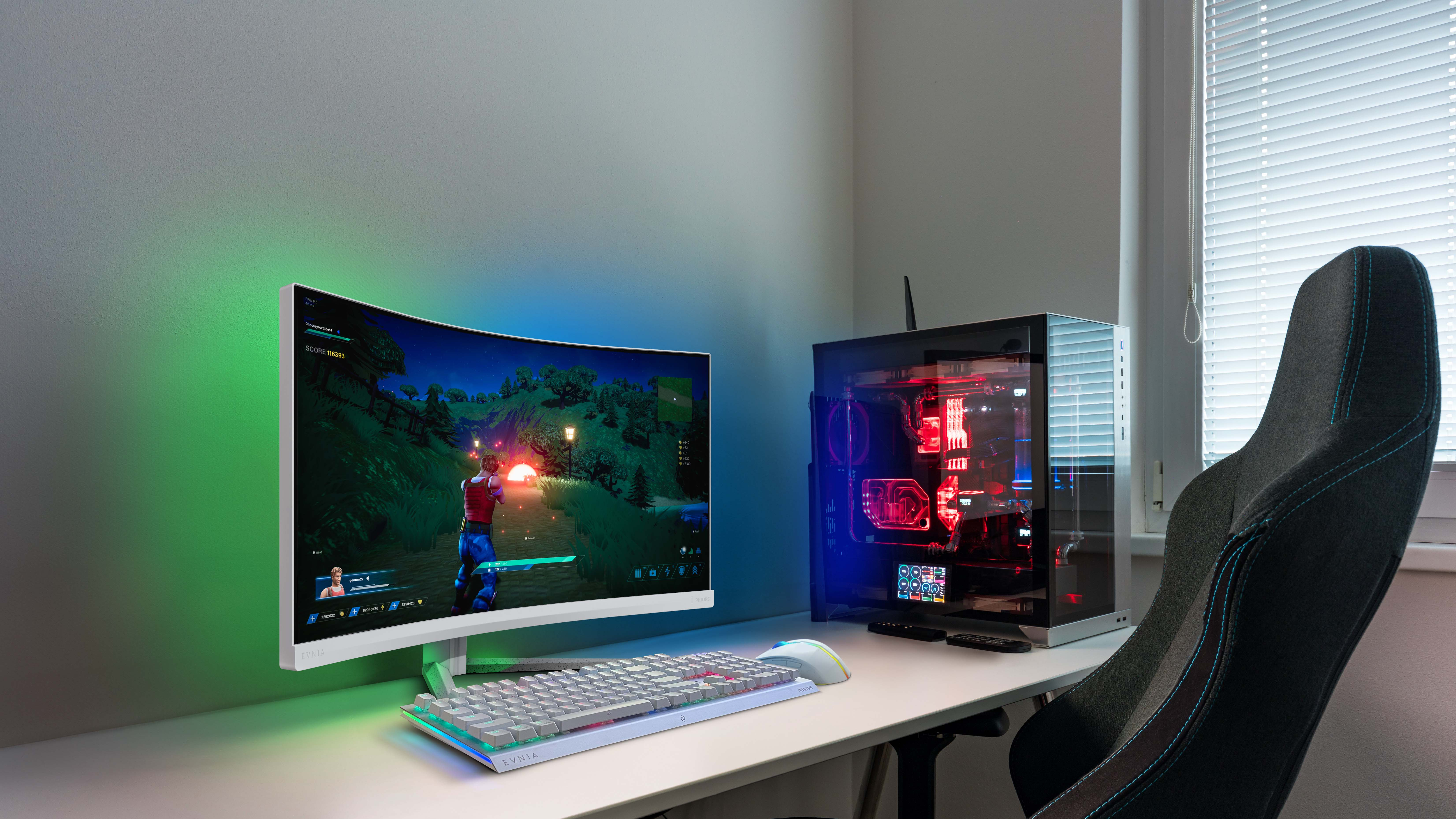 Philips Evnia 5000 34M2C5501A - LED-Monitor - Gaming - gebogen - 86.36 cm (34), Ansicht 2