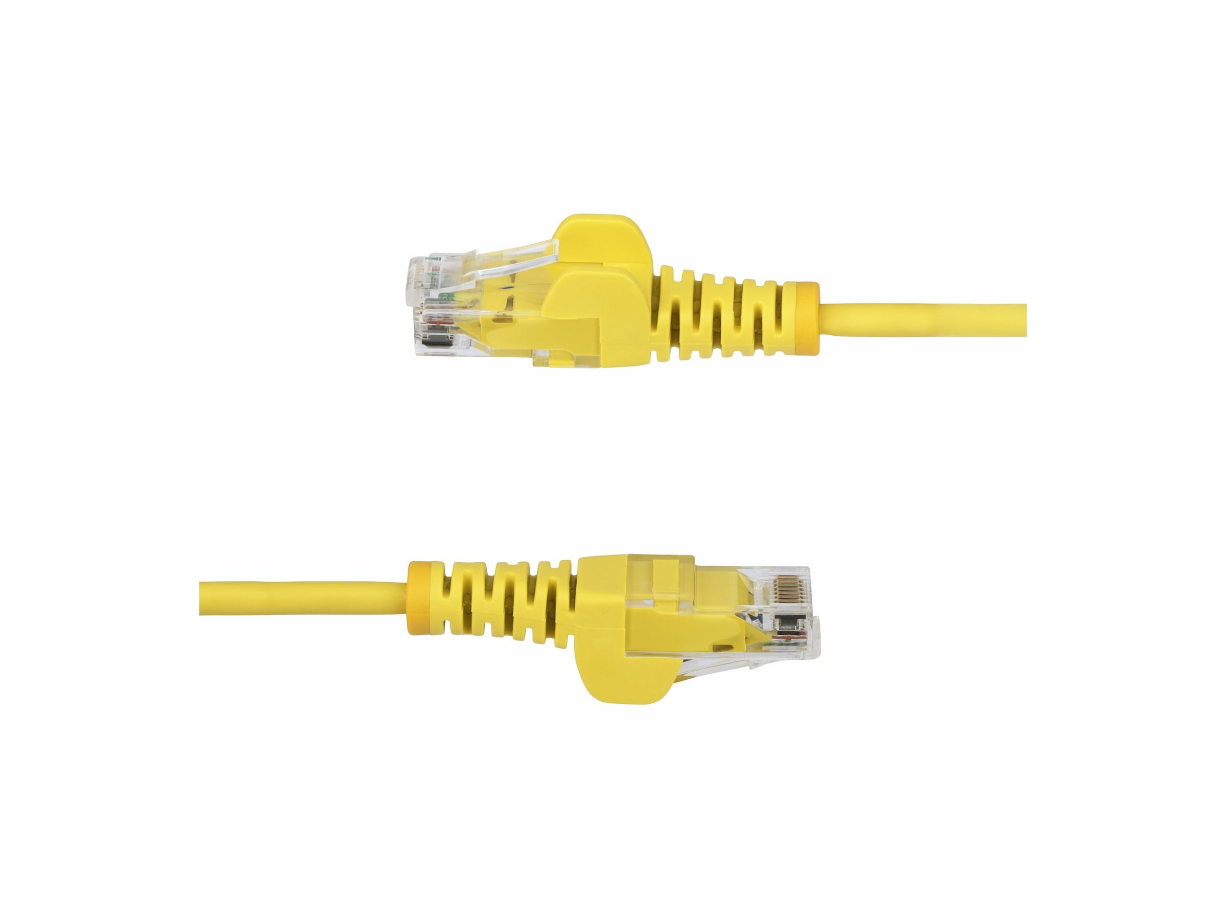 StarTech.com 2.5m Yellow Slim CAT6 Ethernet Cable, Snagless, 28AWG, LSZH - Patch-Kabel - RJ-45 (M), Ansicht 4
