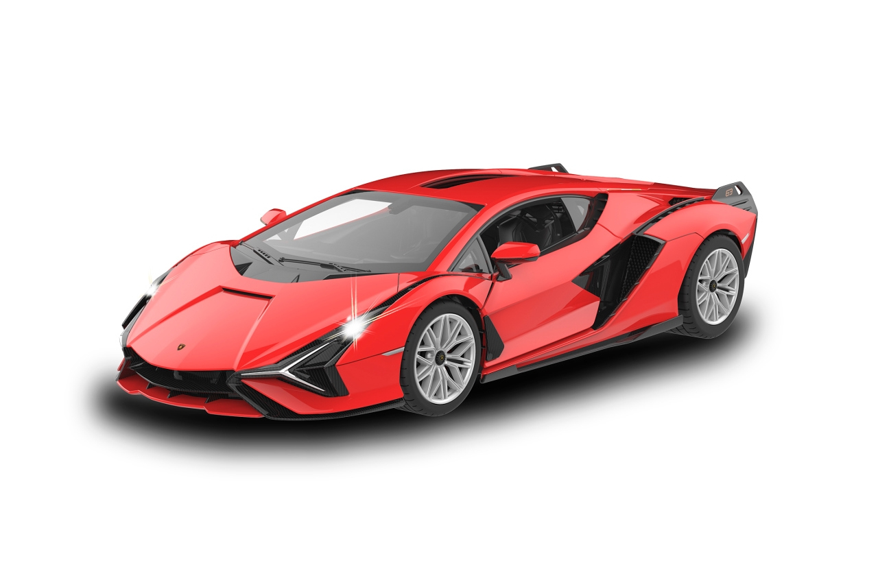 JAMARA Lamborghini Sián - Sportwagen - Elektromotor - 1:14 - Fahrbereit (RTD) - Rot - Kunststoff, Ansicht 4