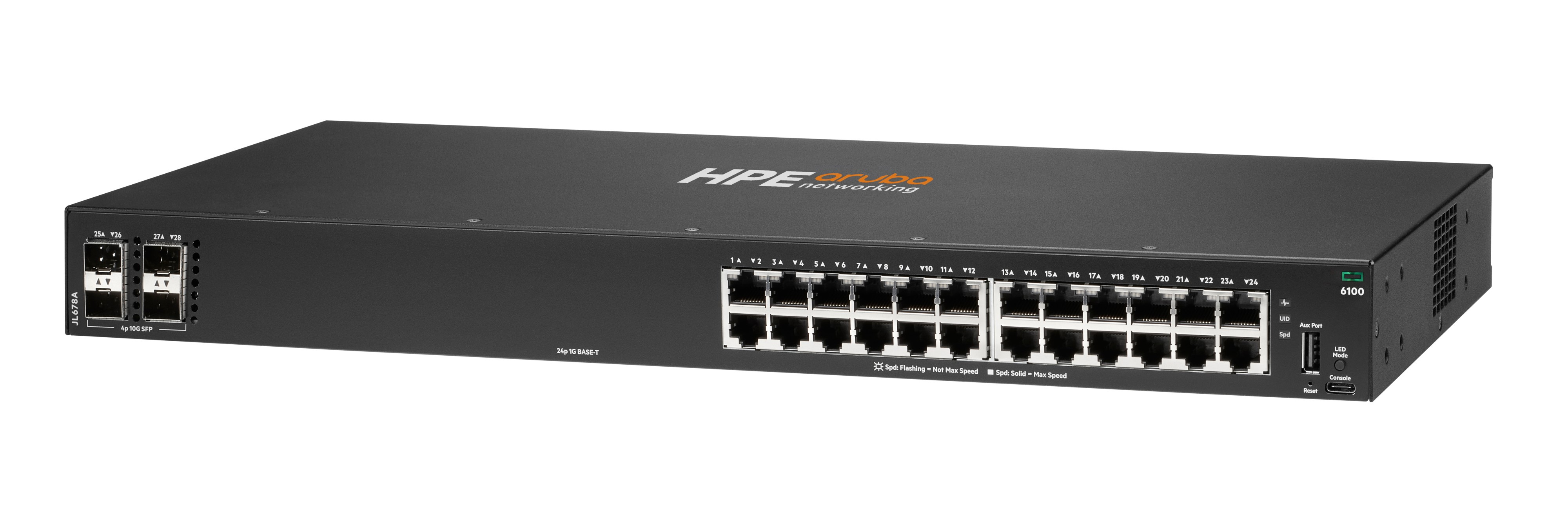HPE Aruba 6100 24G 4SFP+ Switch - Switch - managed, Ansicht 2