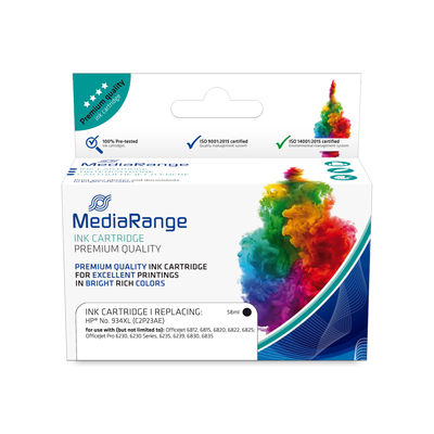 MEDIARANGE 56.6 ml - Schwarz - kompatibel - Tintenpatrone (Alternative zu: HP C2P23AE), Ansicht 2