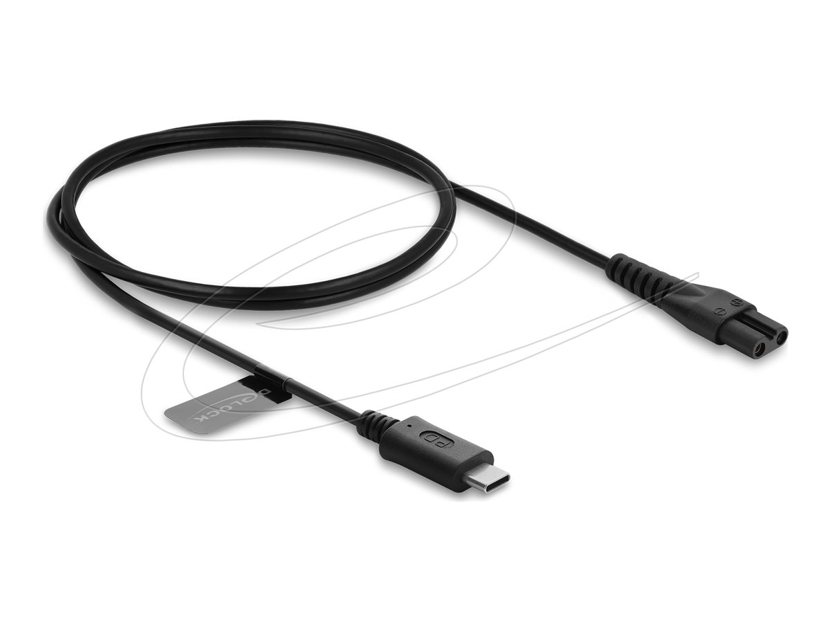 Delock Stromkabel - USB-C (M) zu 2-polig (M)
