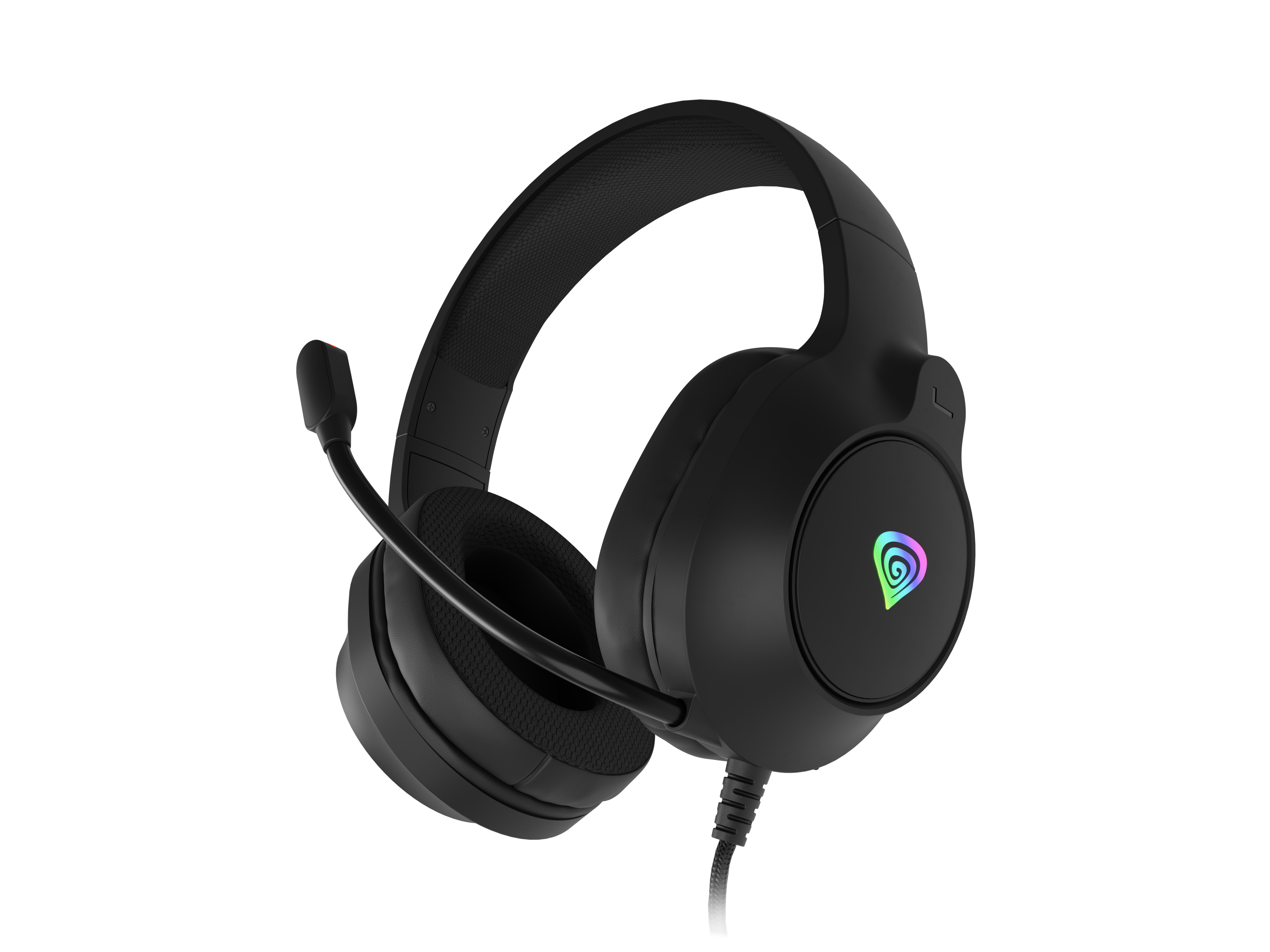 natec Gaming Headset NEON 213 kabelgeb. schwarz RGB - Headset - 20 KHz, Ansicht 2