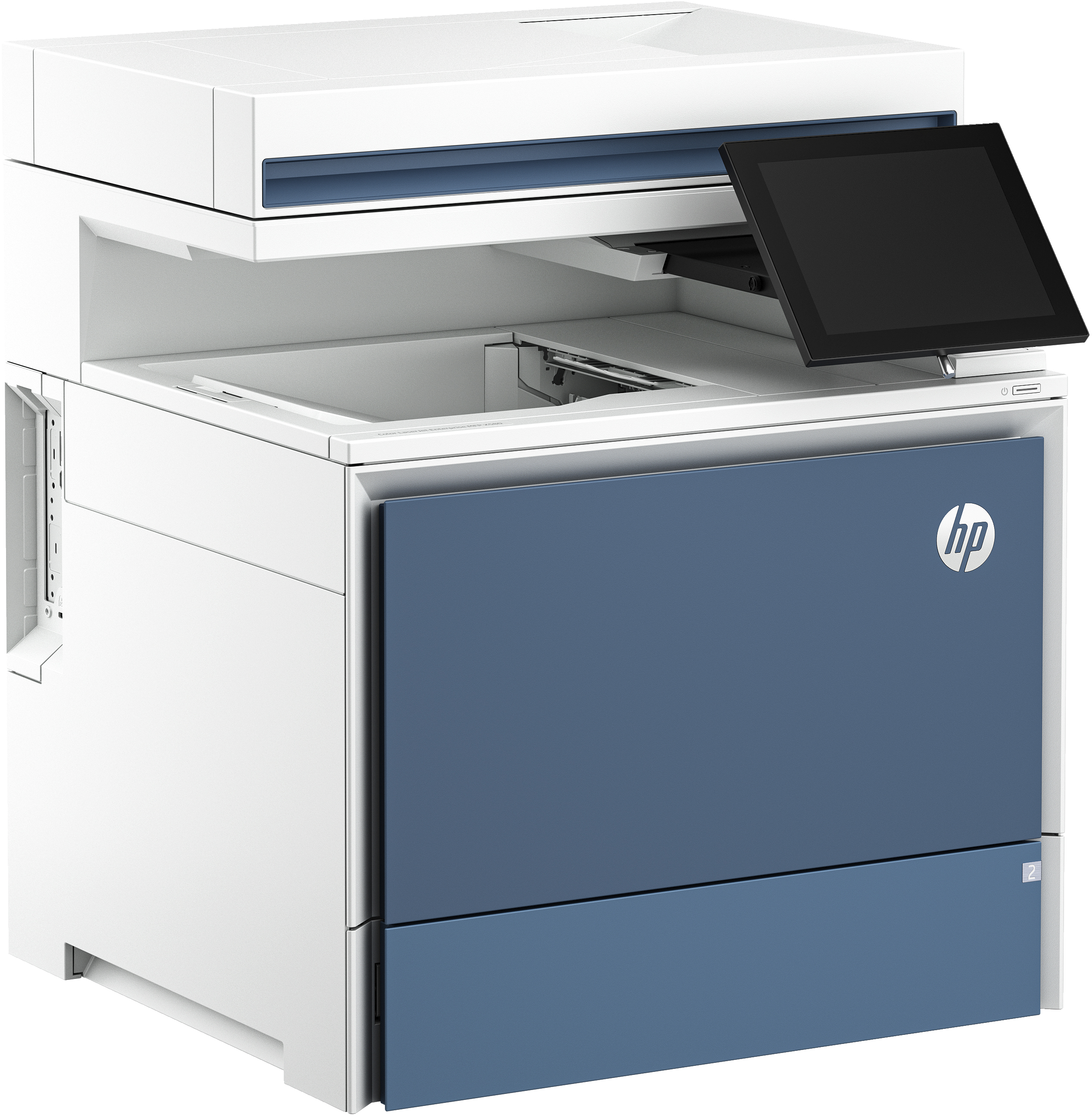 HP Color LaserJet Enterprise MFP X58045dn Drucker - Laser - Farbdruck - 1200 x 1200 DPI - A4 - Direktdruck - Grau, Ansicht 4