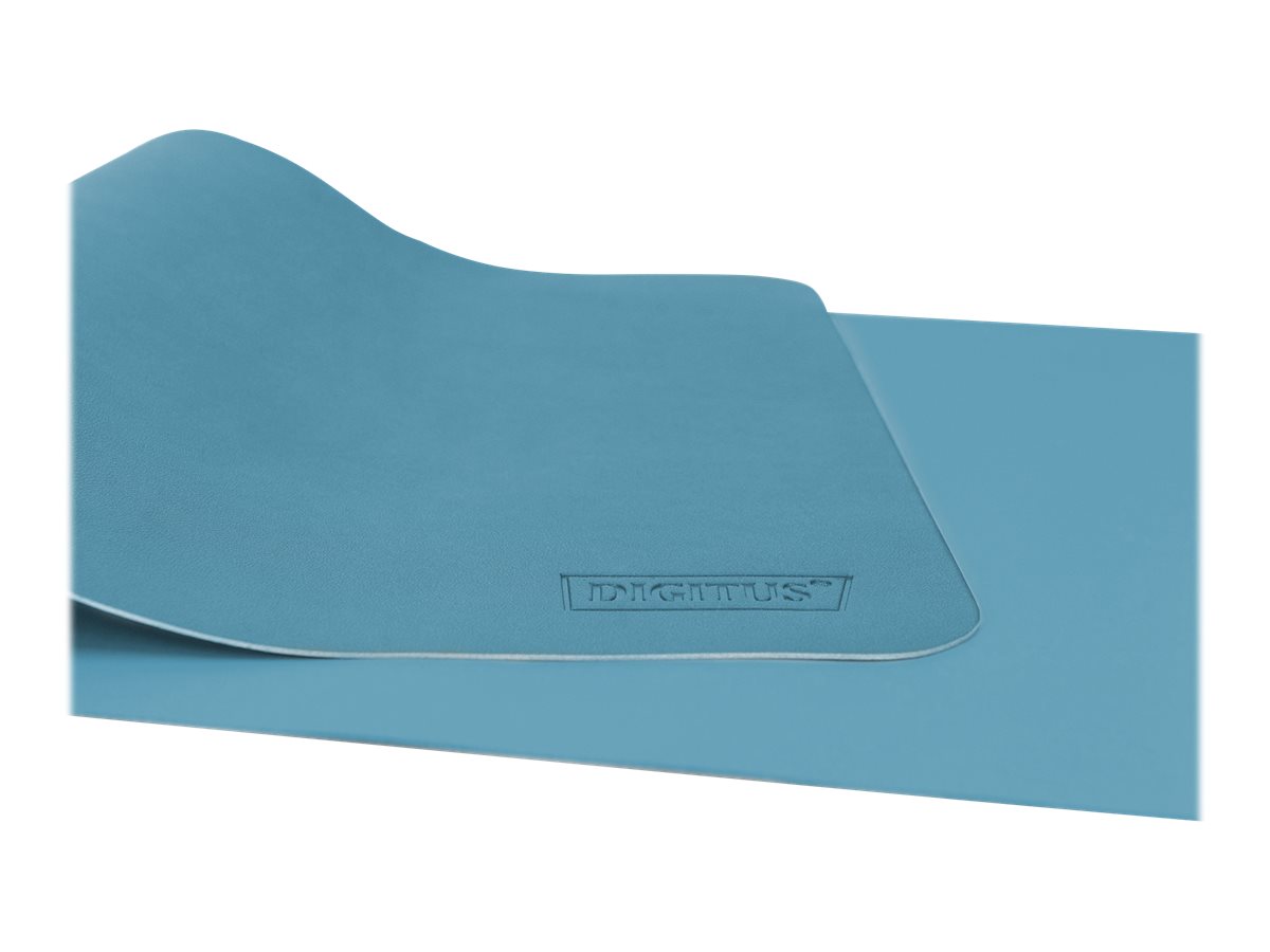 DIGITUS - Tastatur und Mauspad - Blau, Pantone 320