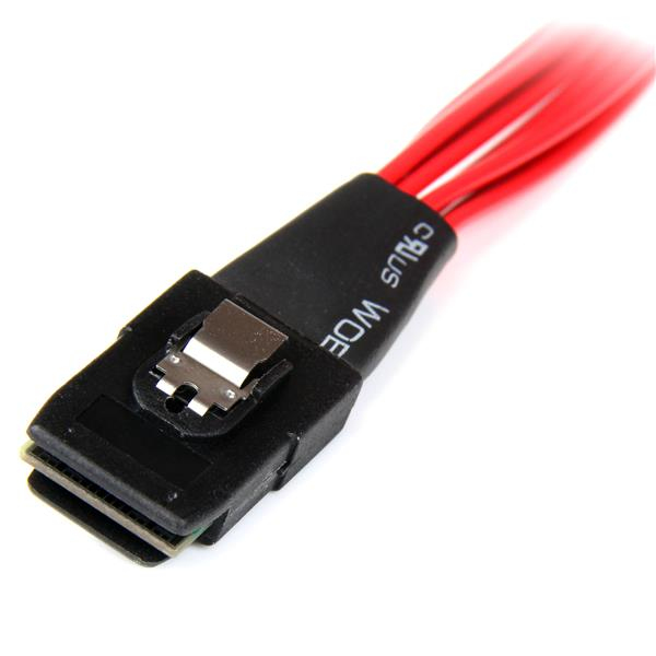StarTech.com Internes Serial-Attached SCSI Mini SAS Kabel 50cm - SF-8087 auf 4x SFF-8482, Ansicht 4