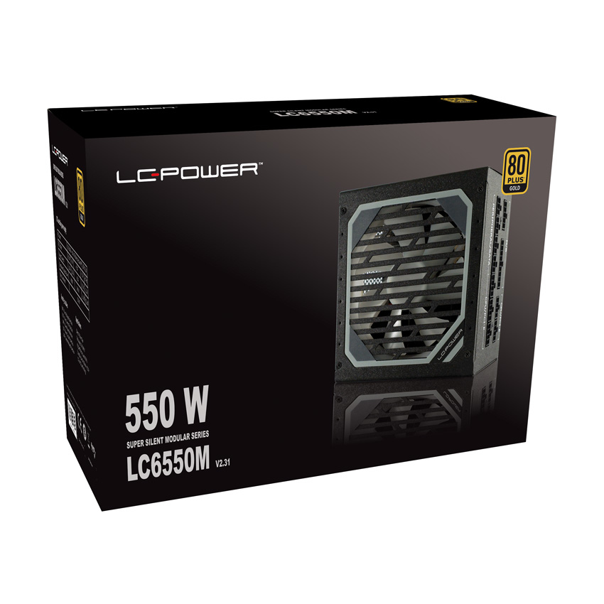 LC-Power Super Silent Modular Series LC6550M V2.31 - Netzteil (intern), Ansicht 2