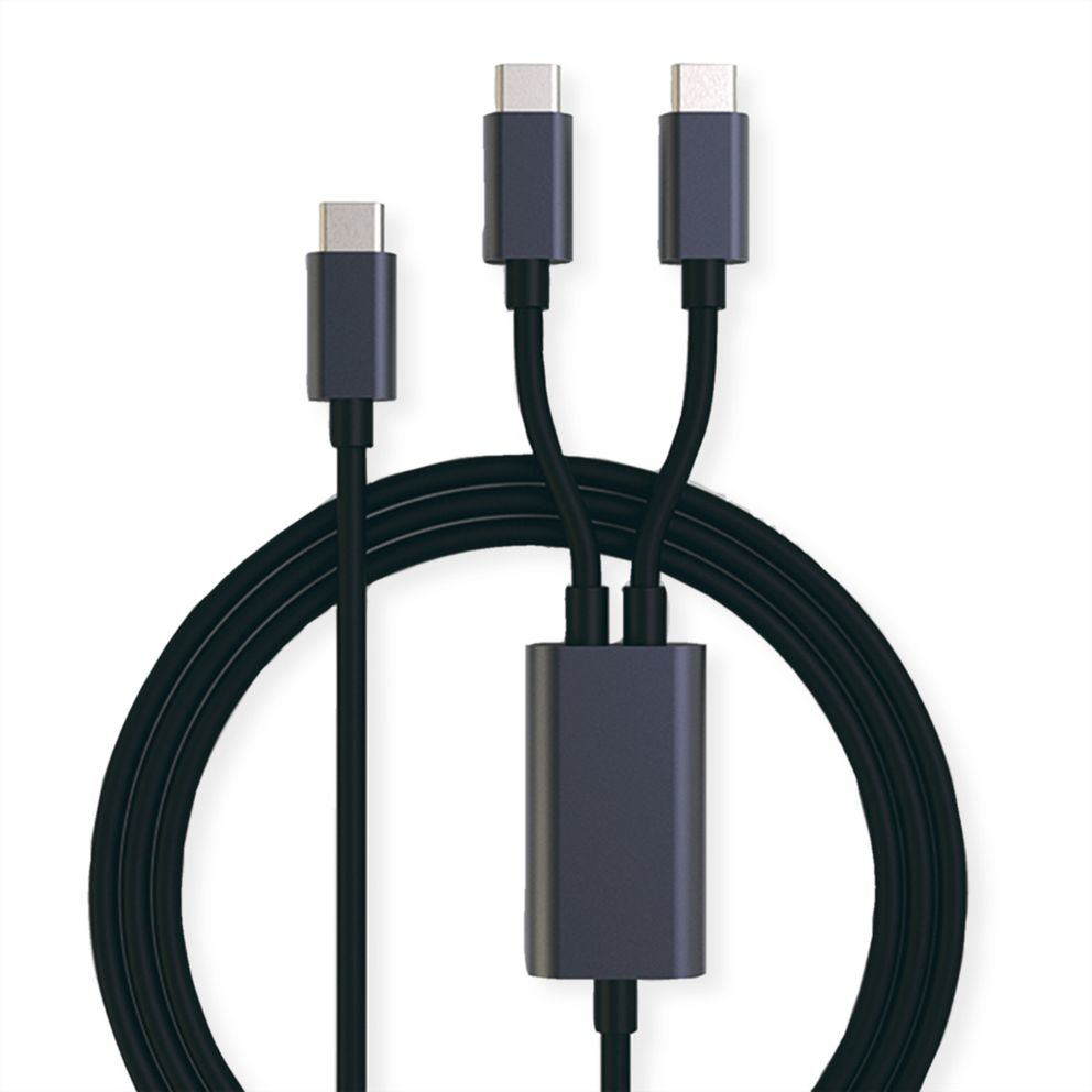 ROTRONIC-SECOMP Roline - USB-Kabel - 24 pin USB-C (M) zu 24 pin USB-C (M), Ansicht 2
