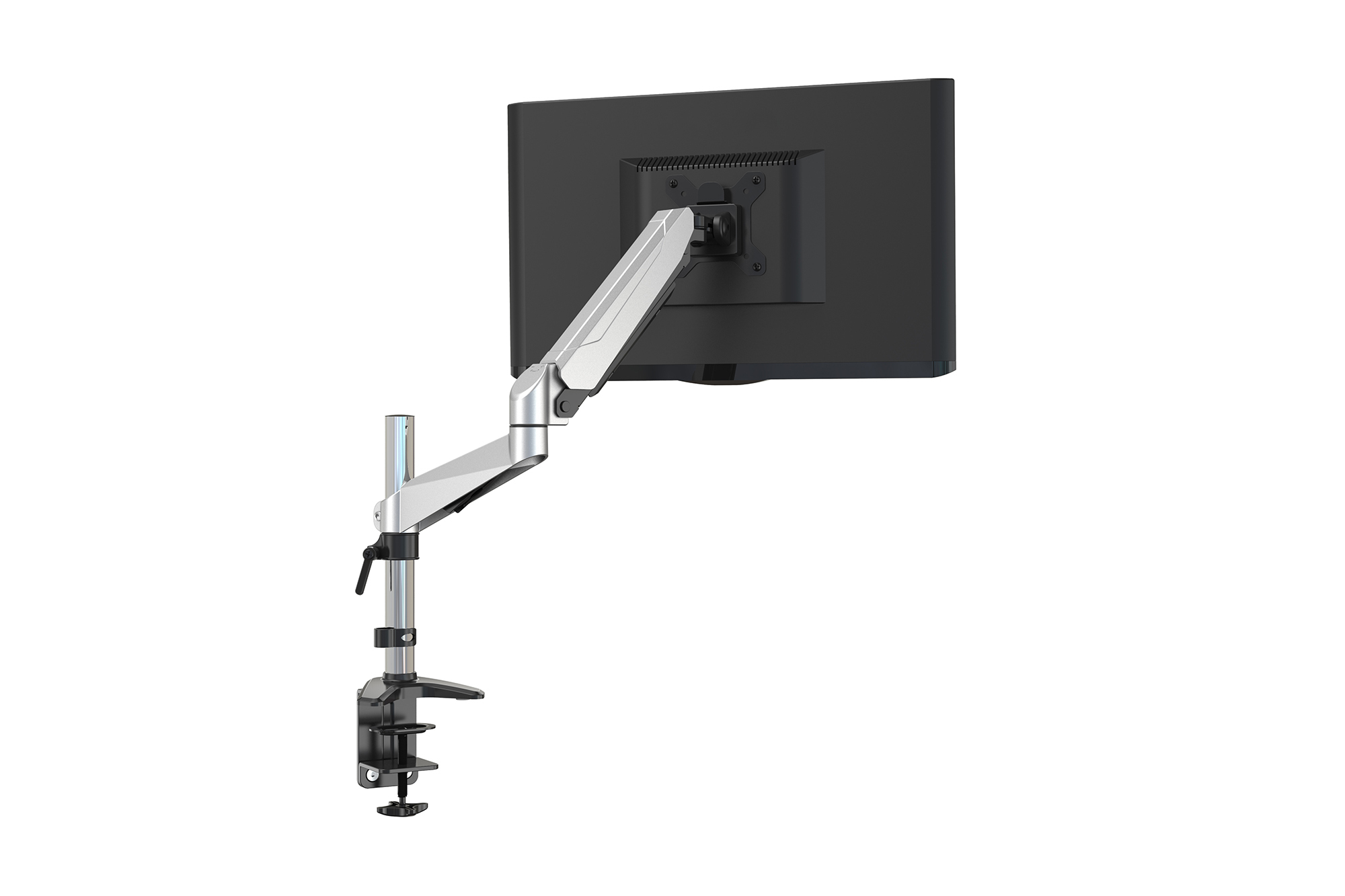 DIGITUS Universal Single Monitorhalter mit Gasdruckfeder und Klemmbefestigung, Ansicht 2