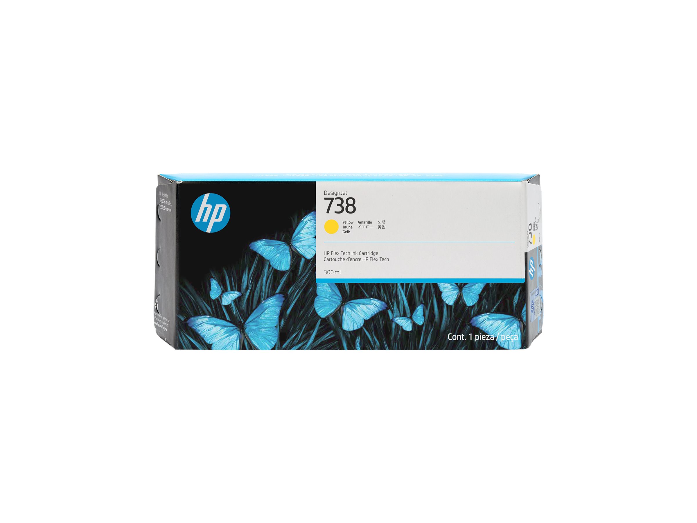 HP 738 - 300 ml - Gelb - original - DesignJet