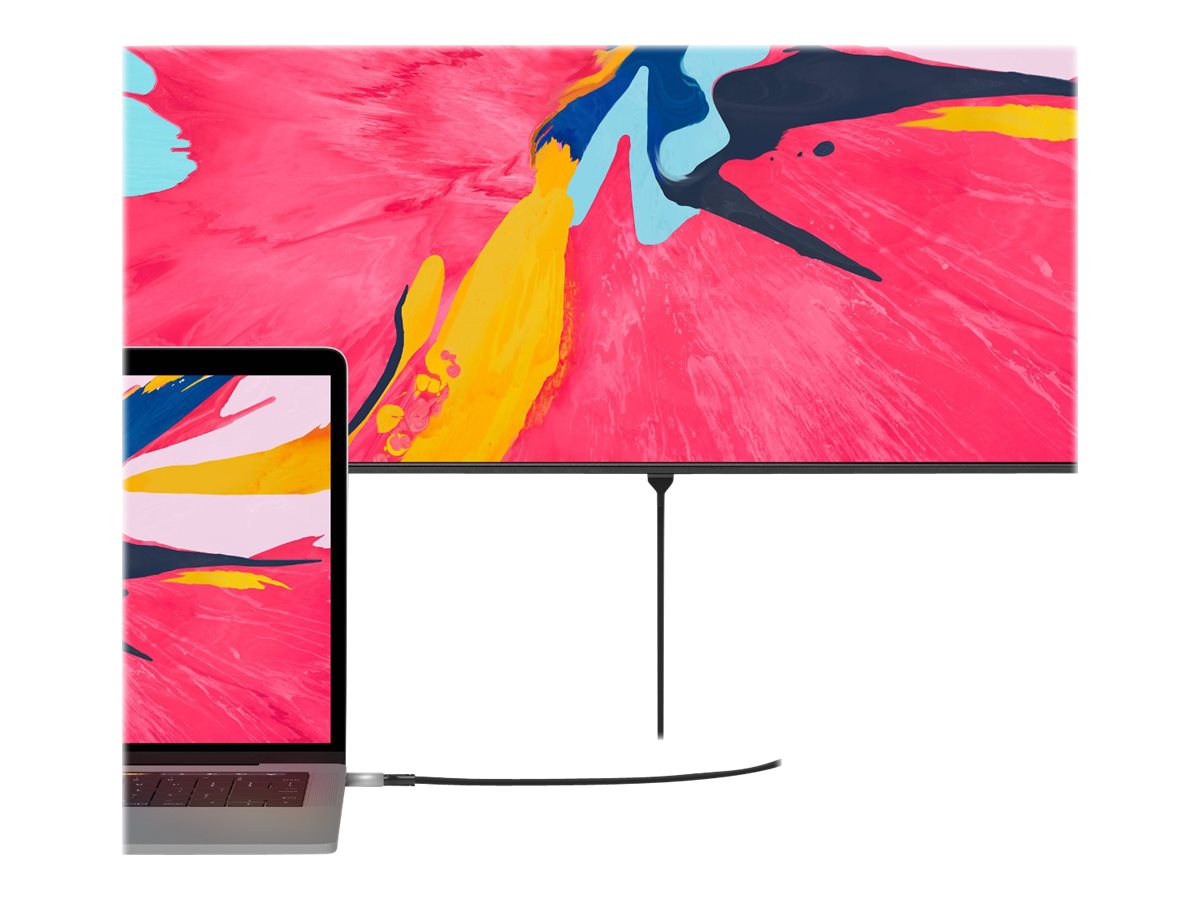 Alogic Ultra - Video- / Audiokabel - 24 pin USB-C männlich zu HDMI männlich, Ansicht 3