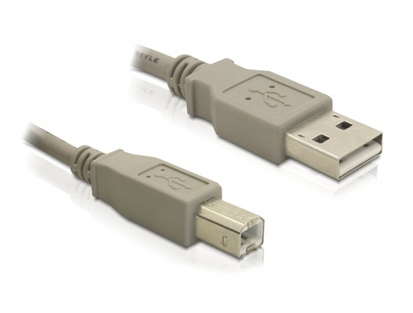 Delock USB-Kabel - USB (M) zu USB Typ B (M), Ansicht 2