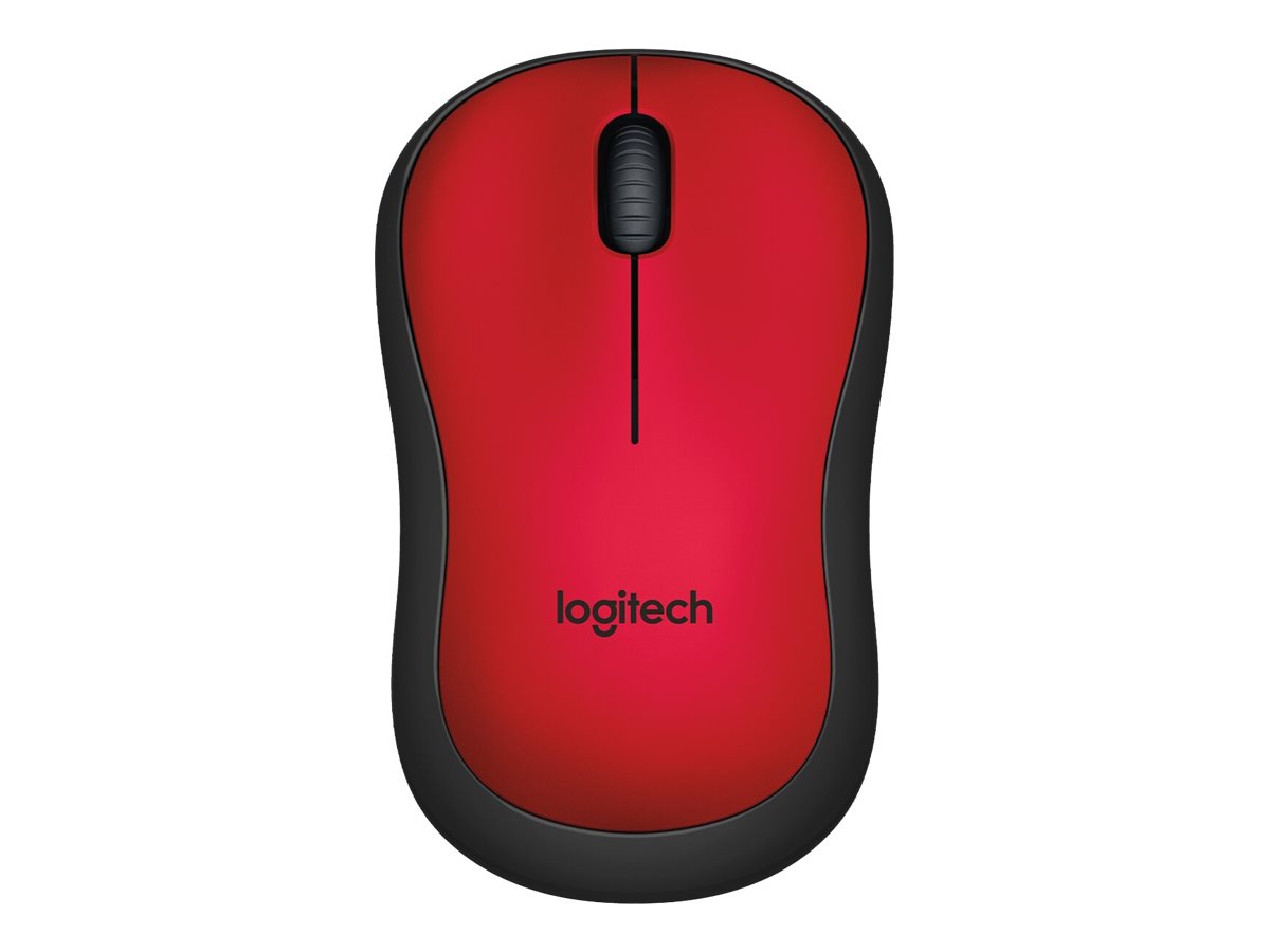 Logitech M220 Silent - Maus - optisch - 3 Tasten - kabellos - 2.4 GHz - kabelloser Empfänger (USB)
