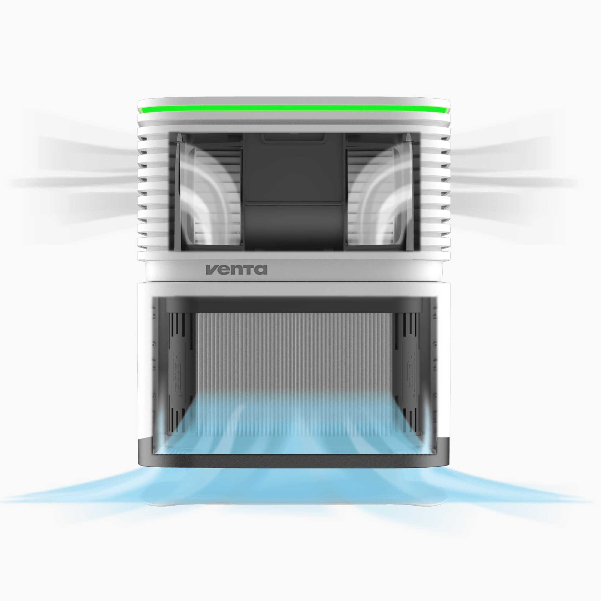 Venta AP735 AS Compact Luftreiniger mit AirFlow 360grad schw, Ansicht 2