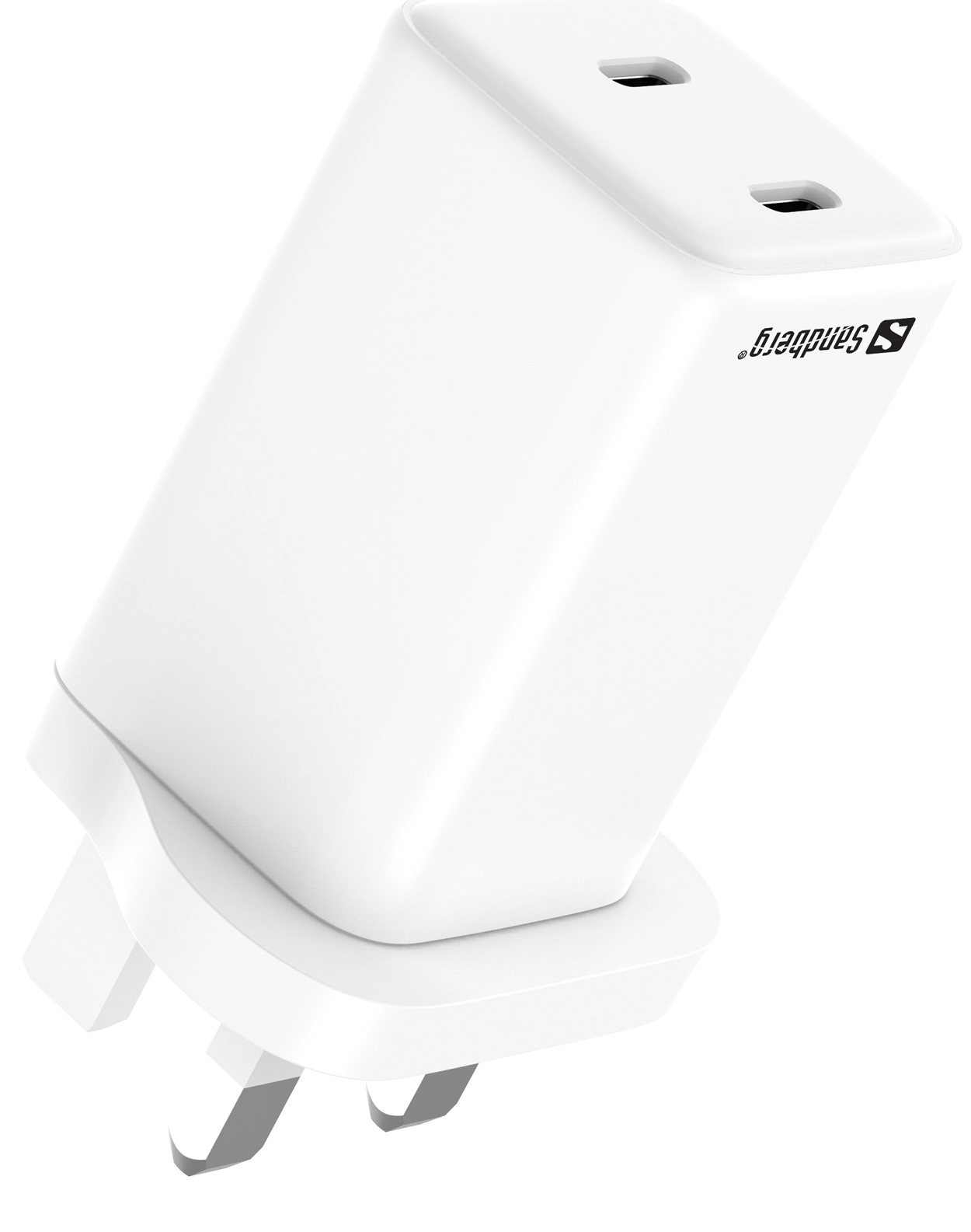 SANDBERG AC Charger Dual USB-C PD65W UK, Ansicht 3