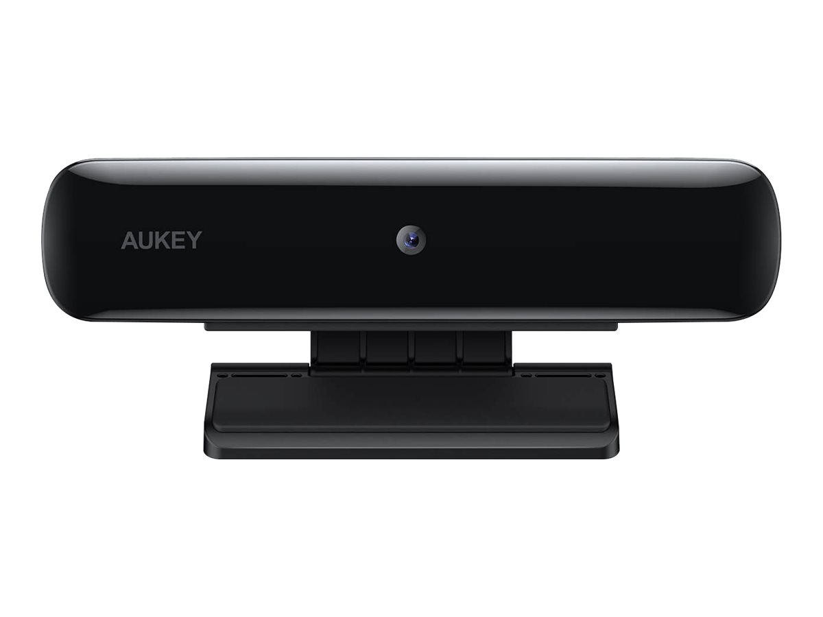 AUKEY Webcam PC-W1, Auflösung 1080P Full HD, 2MP mit CMOS - Bildsensor, Autofokus, Dual Mikrofon