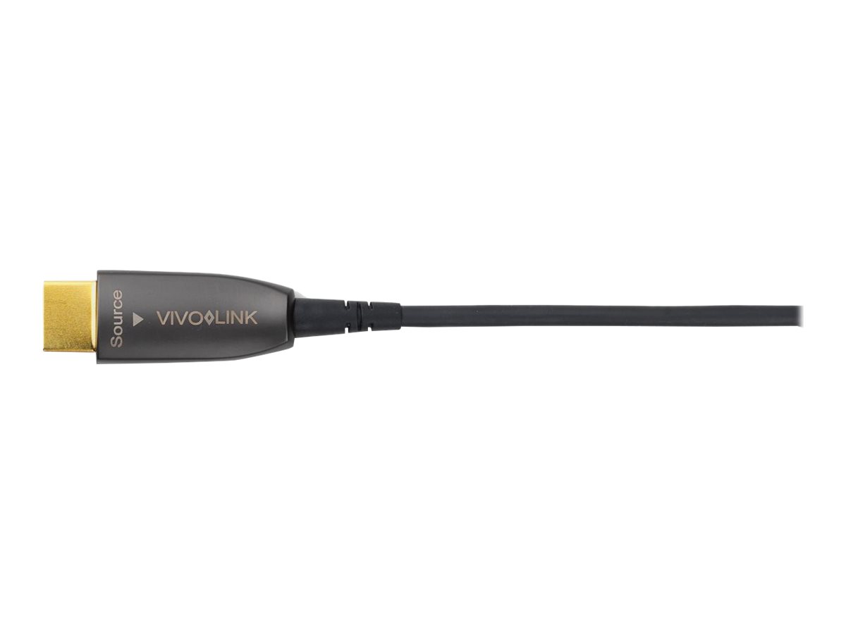 VivoLink PROHDMIOP7.5 - 7,5 m - HDMI Typ A (Standard) - HDMI Typ A (Standard) - 4096 x 2160 Pixel - 3D - Schwarz, Ansicht 3