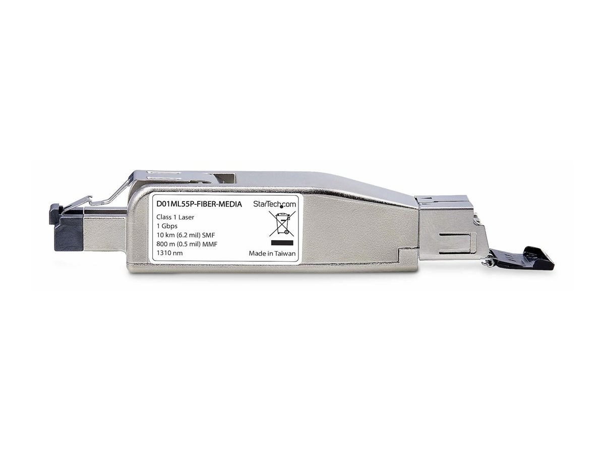 StarTech.com Gigabit Fiber to RJ45 Ethernet Media Converter Micro Mini