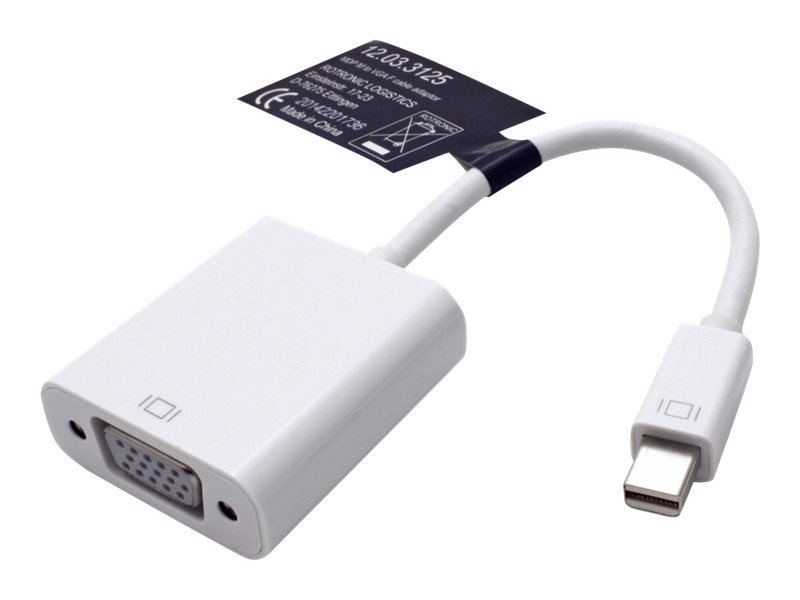 Secomp ROLINE Mini DisplayPort-VGA Adapter - Videokonverter - DisplayPort, RGB, VGA - weiß